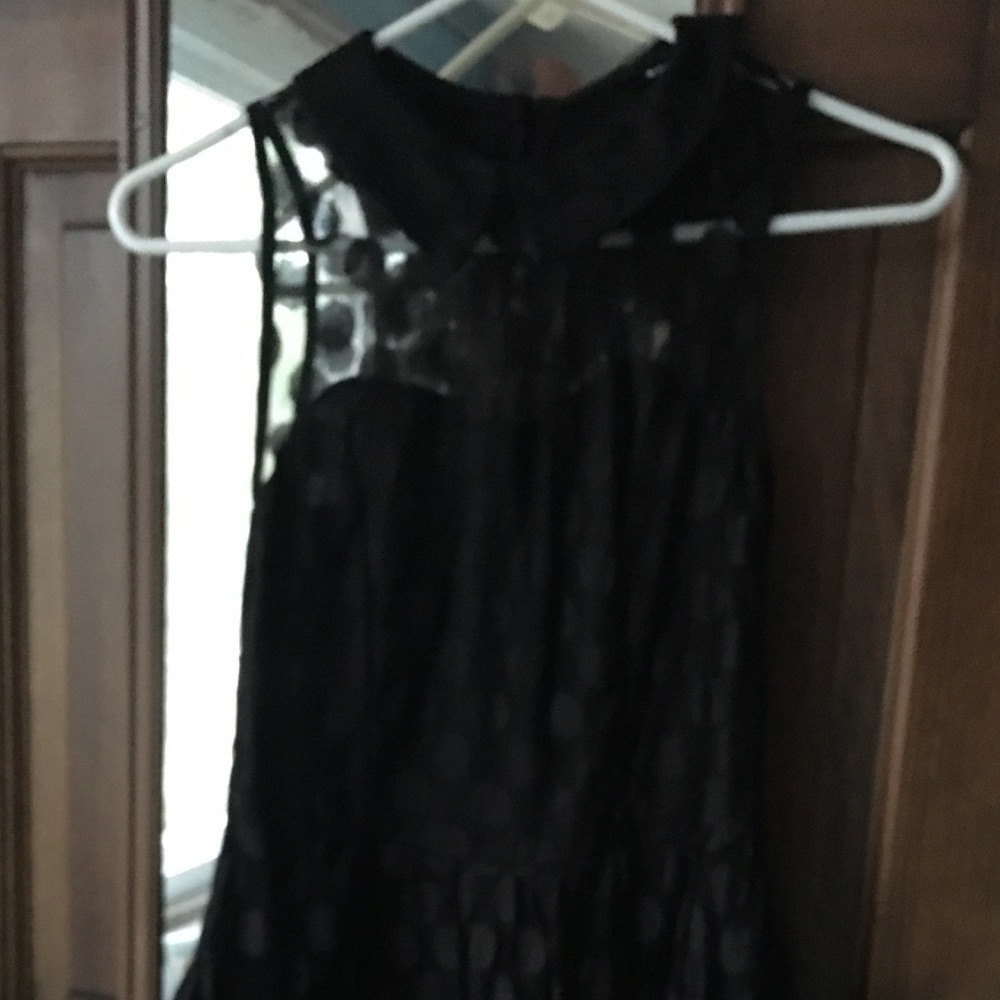 Black lace dress